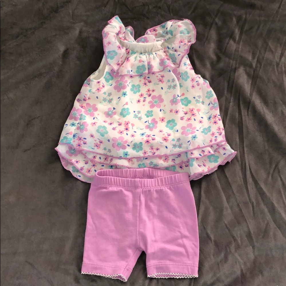 Purple flower outfit